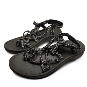 Viakix Sienna Black Hiking Sandal New In Box‎ Size 9